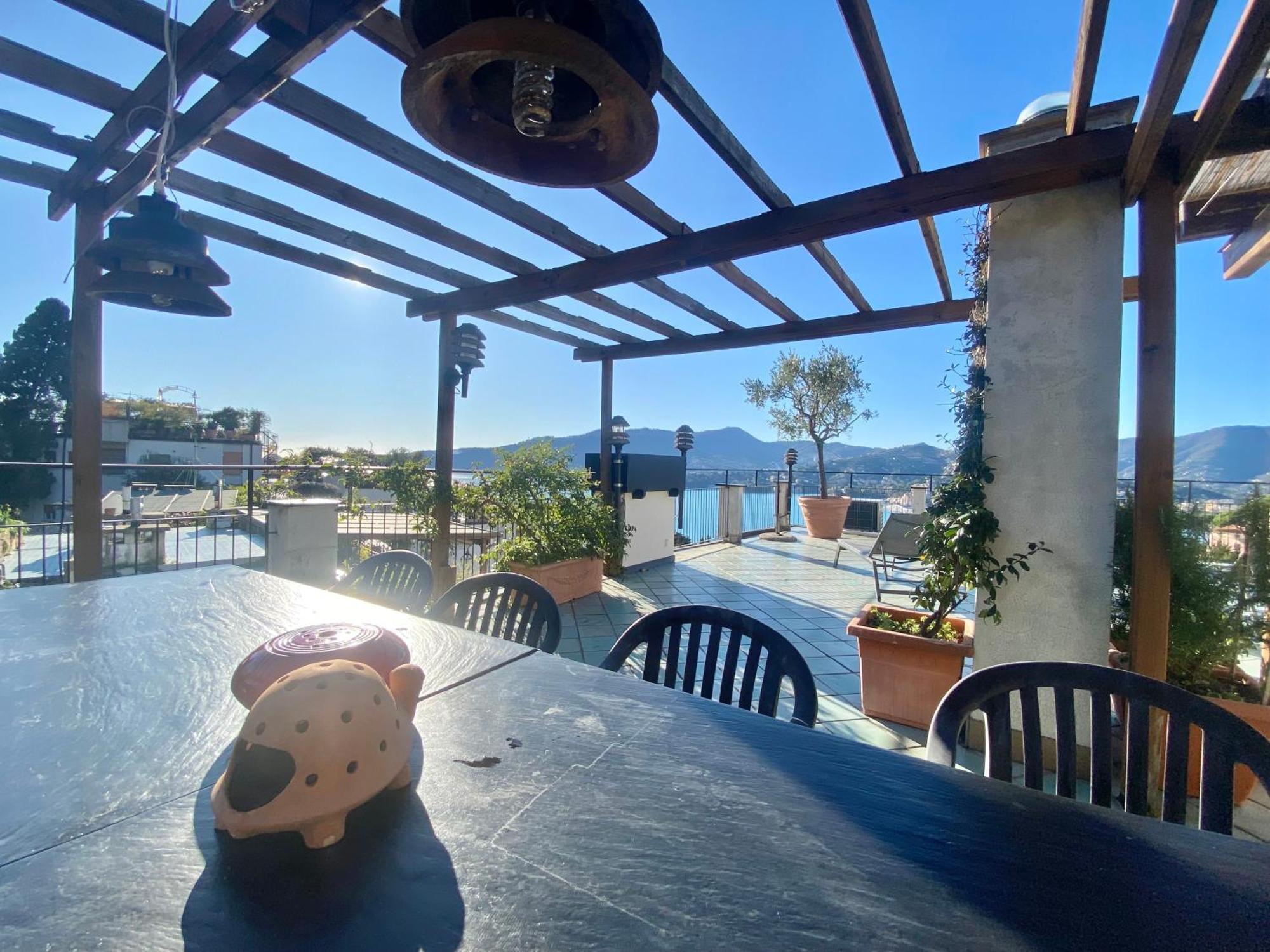 Welcome Riviera - Paradiso 12-Ultimo Restauro Nel 2025-Vista Mare Stupenda-Balcone Con Vista Meravigliosa Piu' Terrazza Solarium Sovrastante Di 70 Mq Esterna Rapallo Dış mekan fotoğraf
